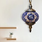 Lustre oriental en mosaïque
