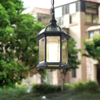 Lustre lanterne pour extérieur