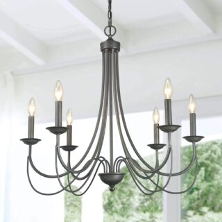 Photo d'un lustre bougie