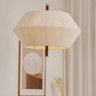 Lustre japonais en fils de coton