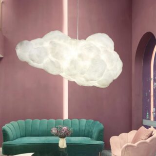 Lustre nuage design coton